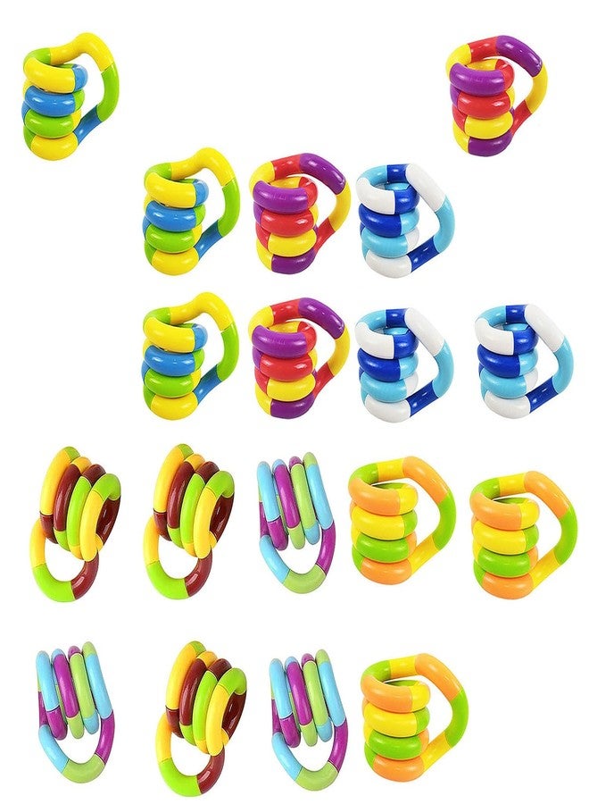 ZhildChen Fidget Toys Pack Fidget Twist Toys Kids Stocking Stuffers Gifts for Kids Party Favors Autism Autistic Children Adults Stress Relief Sensory Toy ADHD Toys (24) - Image 1